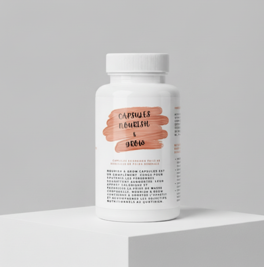 CAPSULES NOURISH & GROW  (Prise de Masse Corporelle)